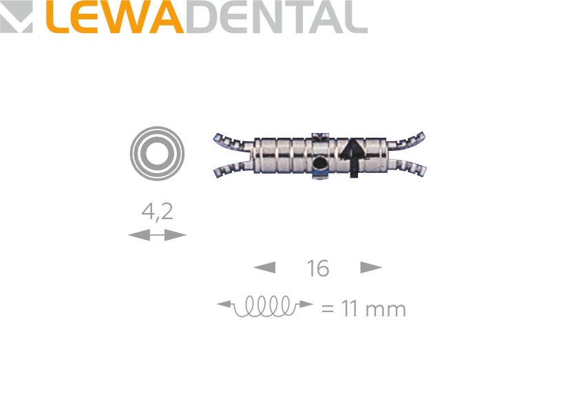 LEWA 1122 Телескопический расширяющие винты Planas 11 mm.