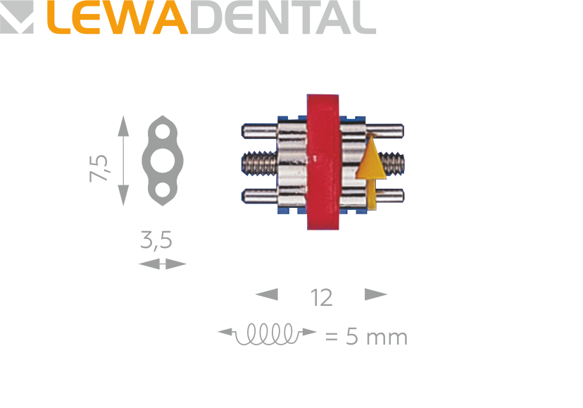 LEWA Medium 1005/14 Расширяющий винт 6 мм.